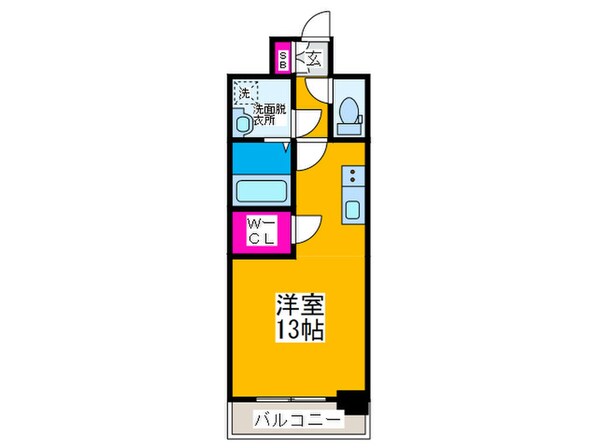 PHOENIX難波EASTの物件間取画像